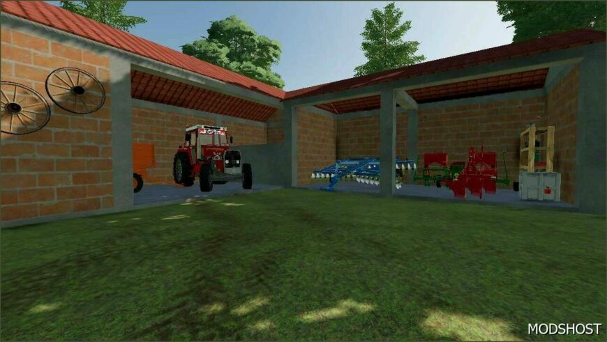 FS22 Placeable Mod: Garage with Cardak (Featured)