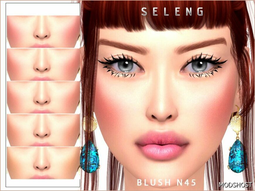 Sims 4 Female Makeup Mod: Blush N45 (Featured)