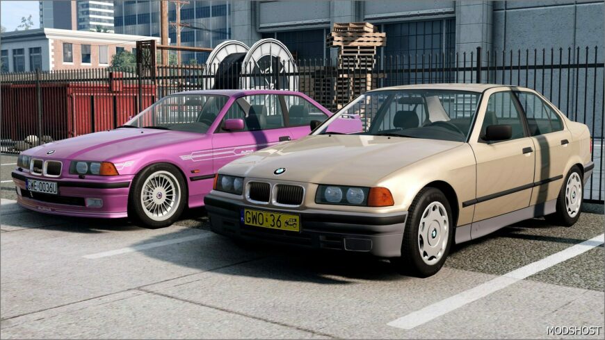 BeamNG BMW Car Mod: E36 Revamp V1.6.1 0.32 (Featured)