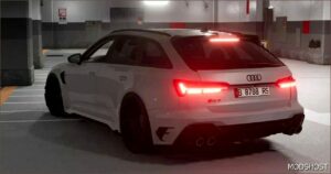 BeamNG Audi Car Mod: 2023 Audi RS6 C8 V2.0 Rework 0.32 (Image #2)