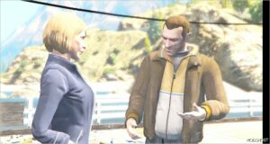 GTA 5 Player Mod: Niko Bellic with CS and IG Facial Anims Replaces Micheal V1.1 (Image #3)