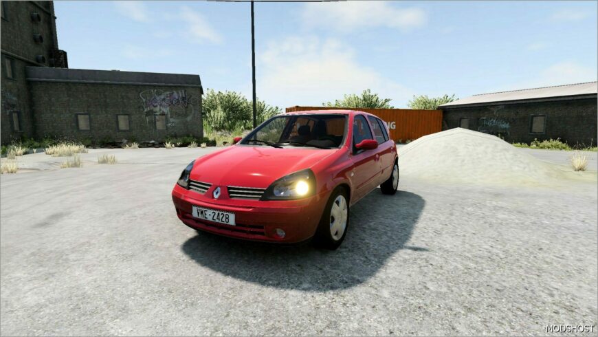 BeamNG Renault Car Mod: Clio 2 0.32 (Featured)