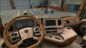 ETS2 Scania Mod: Luxure Interior Scania Nextgen Vabis V8 Original 1.51 (Featured)