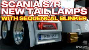 ETS2 Scania Part Mod: SR NEW Tail Lamps 1.50 (Featured)