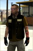 GTA 5 Player Mod: Mayans MC Vest – Southern Cayo Perico for Trevor OR Michael (SP) (Image #2)