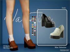 Sims 4 Female Mod: Violet Shoes (Featured)