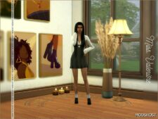 Sims 4 Female Mod: Violet Shoes (Image #2)