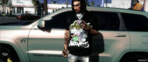 GTA 5 Player Mod: Glory Boyz Shirts MP Male/Franklin (Image #5)