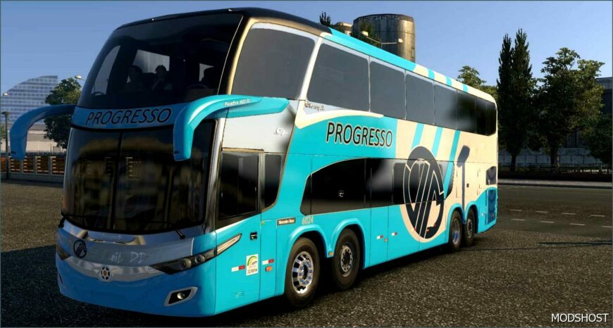 ETS2 Bus Mod: NEW G7 1800 DD Mercedes Paradiso 1.50 (Featured)