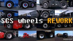 ETS2 Wheels Part Mod: SCS Wheels Rework V1.0.3 (Featured)