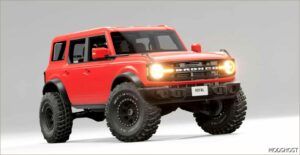 BeamNG Ford Car Mod: 2023 Ford Bronco Wildtrak V1.1 0.32 (Featured)