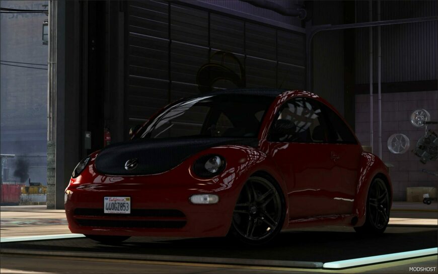 GTA 5 Volkswagen Vehicle Mod: 2001 Volkswagen NEW Beetle (Us-Spec) Add-On | 200+ Tuning | Template | Sound V1.1 (Featured)