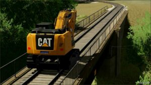 FS22 Caterpillar Forklift Mod: 323E Hi-Rail (Image #3)