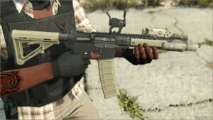 GTA 5 Weapon Mod: M4 KAC URX V2.0 (Image #2)