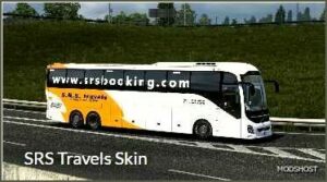 ETS2 Volvo Skin Mod: Celeste Sleeper Indian Bus 1.50 (Image #3)