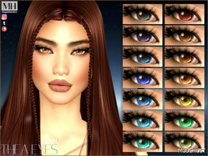 Sims 4 Mod: Thea Eyes N224 (Featured)