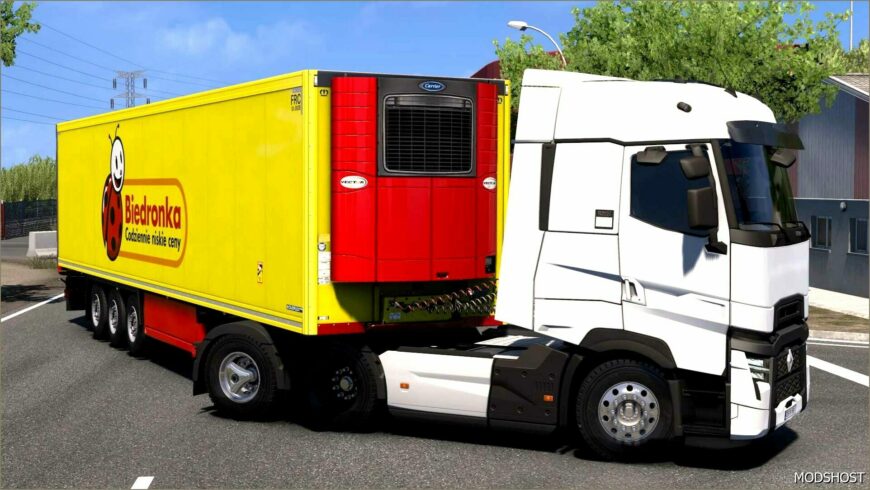 ETS2 Krone Mod: Skin Biedronka Krone Cool Liner 08 08 2024 1.50 (Featured)