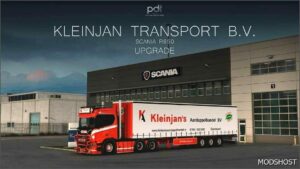 ETS2 Scania Truck Mod: R650 Kleinjan Transport B.v+Trailer V13.0 (Featured)