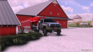 FS22 Dodge Vehicle Mod: 2001 Dodge RAM 3500 Flatbed (Image #2)