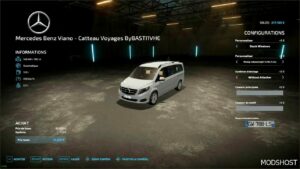 FS22 Mercedes-Benz Vehicle Mod: Viano Taxi / VTC V3.0 (Image #3)