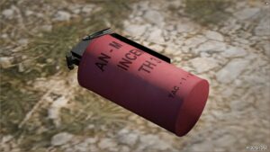 GTA 5 Weapon Mod: AN/M14 Incendiary Grenade (Image #3)