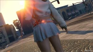 GTA 5 Player Mod: Brianna Skirt for MP Female (Image #2)