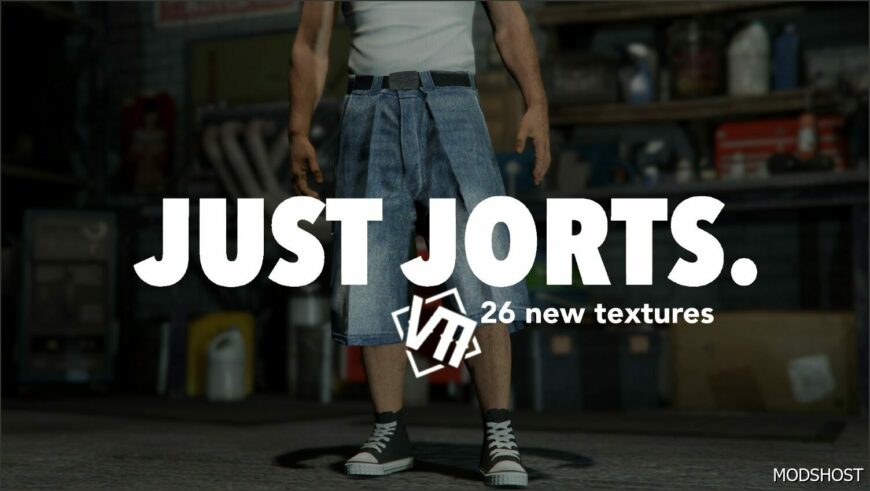 GTA 5 Player Mod: Just Jorts for MP Male (Featured)