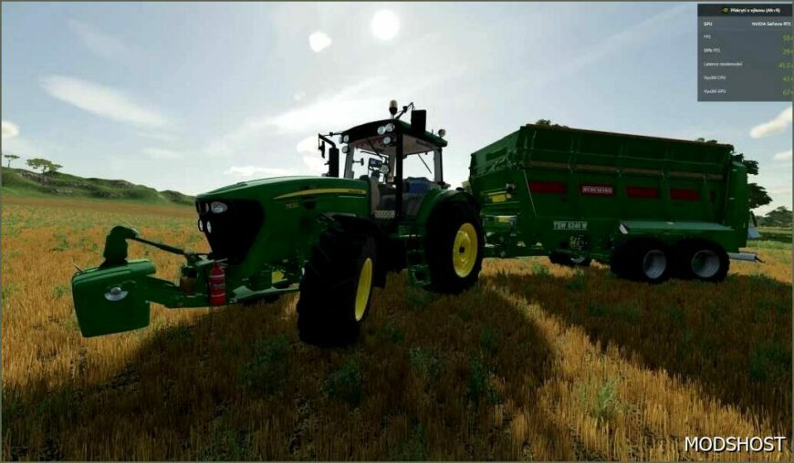 FS22 John Deere Tractor Mod: 7000 Series Edit Mara (Featured)