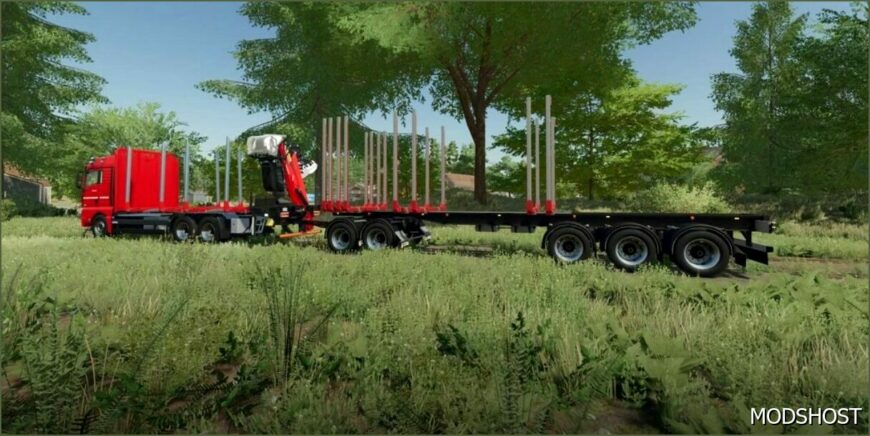 FS22 Mod: Shortwood Trailer (Featured)