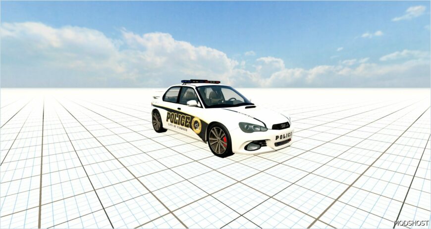 BeamNG Mod: OLD Sunburst Police Light BAR with LED Sign(0.24) 0.32 (Featured)