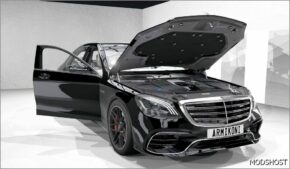 BeamNG Mercedes-Benz Car Mod: S-Class (W222) V1.2 Rework 0.32 (Image #2)