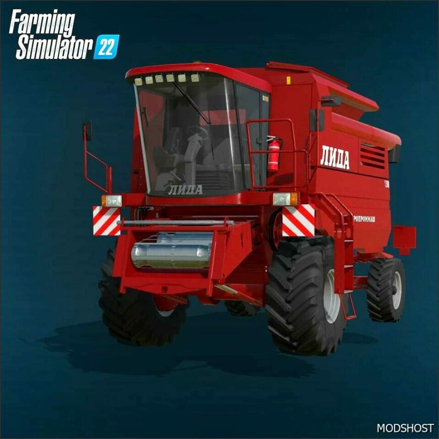 FS22 Combine Mod: Lida-1300 Grain Harvester V1.0.2.3 (Featured)