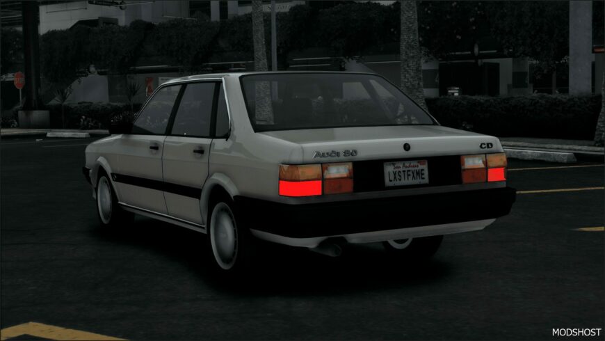 GTA 5 Audi Vehicle Mod: 1980 Audi 80 B2 Add-On | Plates | Extras | Livery | Template (Featured)