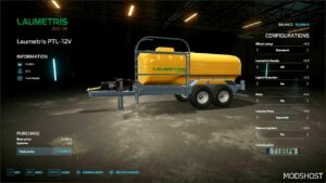 FS22 Manure Mod: Laumetris Ptl-12V (Image #2)