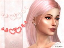 Sims 4 Female Accessory Mod: Heart Studs (Featured)