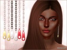 Sims 4 Accessory Mod: Chain Earrings (Featured)