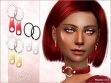 Sims 4 Female Accessory Mod: Puller Hoops (Featured)