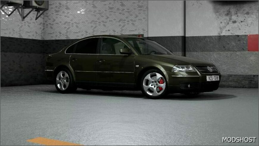 BeamNG Volkswagen Car Mod: Passat B5 0.32 (Featured)