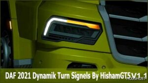 ETS2 DAF Part Mod: 2021 Dynamik Turn Signals V1.1 (Image #2)