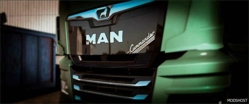 ETS2 MAN Part Mod: TG3 2020 Commander Front Mask by Gloover V1.3 (Featured)