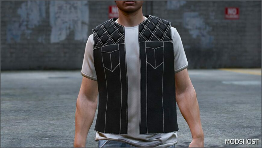 GTA 5 Motorcycle Player Mod: Kutte/Vest for MP Male (Featured)