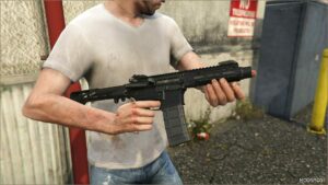 GTA 5 Weapon Mod: M4 PDW (Image #2)