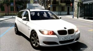 BeamNG BMW Car Mod: 3-Series E91 Bi-TDI 0.32 (Featured)