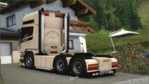 ETS2 Scania Truck Mod: R580 + Trailer VAN DER Heijden V4.0 1.50 (Image #4)