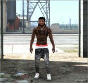 GTA 5 Player Mod: Sagged Jeans Pack for Franklin (Featured)