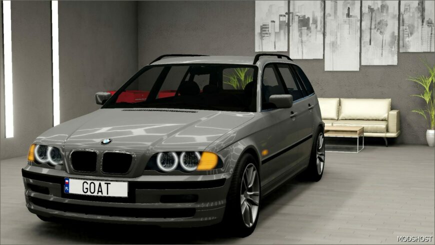 BeamNG BMW Car Mod: E46 Touring 0.32 (Featured)