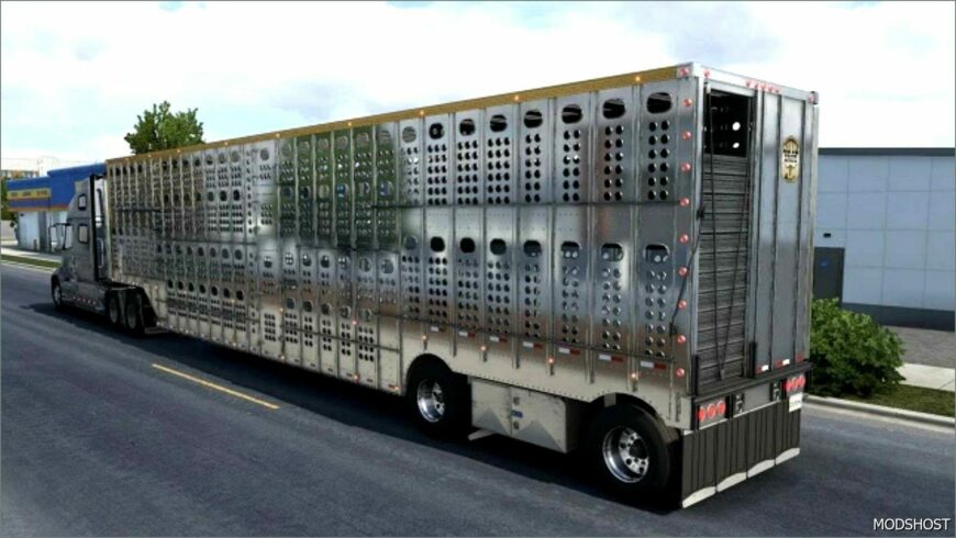 ATS Livestock Trailer Mod: Merrit Goldline 1.50 (Featured)