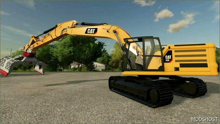 FS22 Caterpillar Forklift Mod: CAT 336 Nextgen V1.3 (Featured)