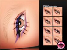 Sims 4 Eyeliner Makeup Mod: N358 (Featured)