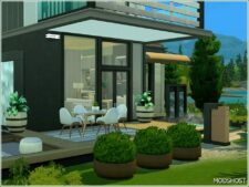 Sims 4 Mod: Modern Forest House No CC (Image #4)